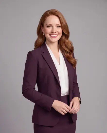 Portrait of Erin Calder, the guide's author and host. The picture is AI-generated: she is a character, not a real person.